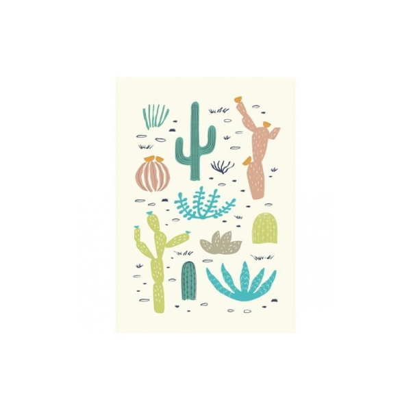 Carte double cactus - Photo n°1