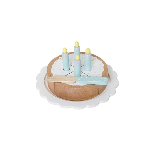 Gâteau d'anniversaire en bois - Photo n°1