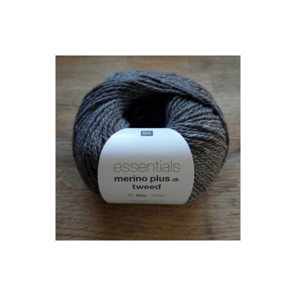 Essential Merino Plus Tweed Dk, Coloris Gris 004 - Photo n°1