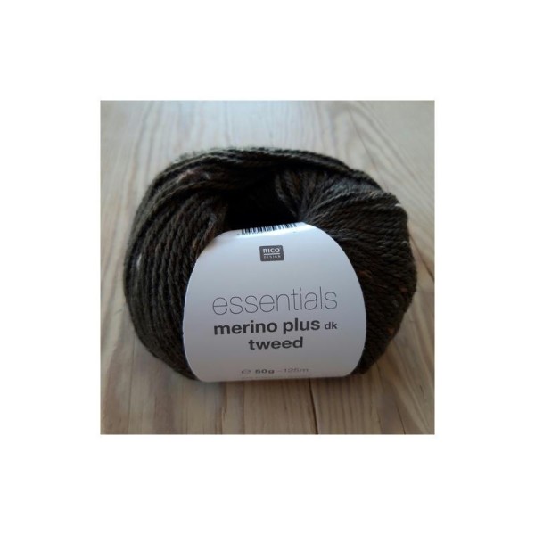 Essential Merino Plus Tweed Dk, Coloris Olive 003 - Photo n°1
