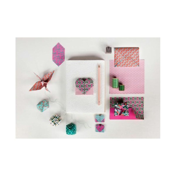 Papier Origami Pink bifaces Mon Petit Art 36 feuilles 15x15 cm - Photo n°4