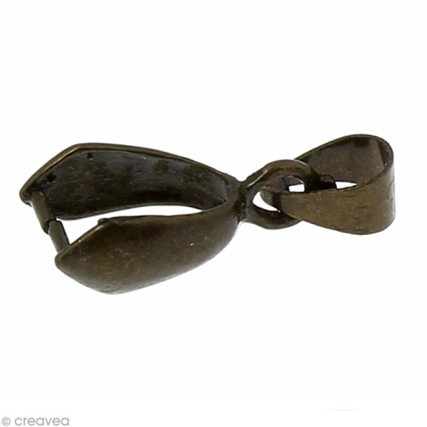 Bélière pendentif 18 mm - Bronze - Photo n°2