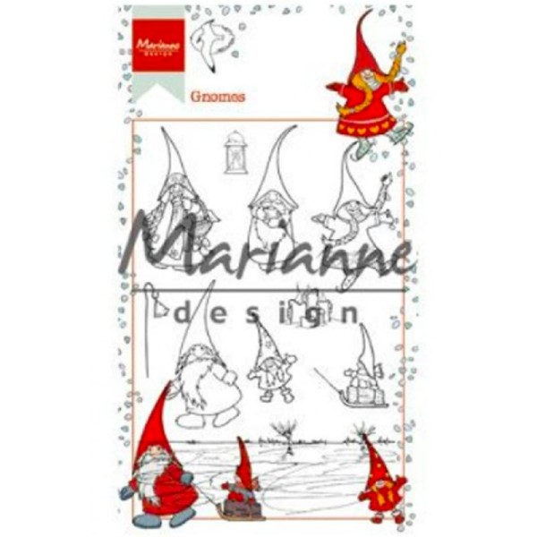 10 Tampons transparents Lutins - Marianne Design - Photo n°1