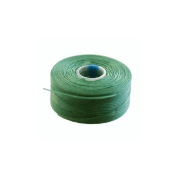 Bobine 71 m fil C-lon 0,06 mm vert moyen - Photo n°1