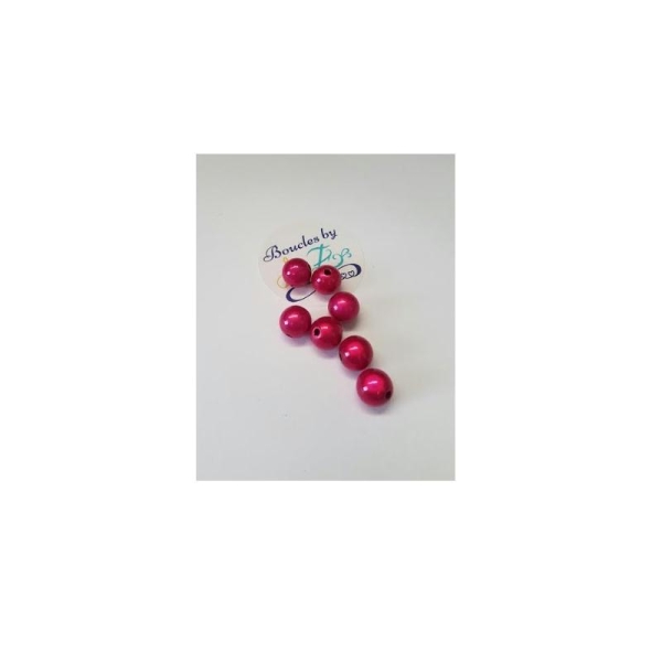 Perles magiques fuchsia 10mm x10 - Photo n°1