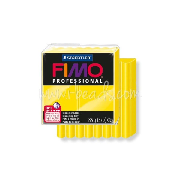 Fimo professional 85g jaune pur 100 (1) - Photo n°1