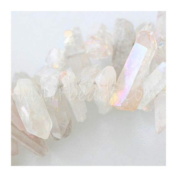 Pendentifs cristal de quartz naturel Rainbow (4) - Photo n°1