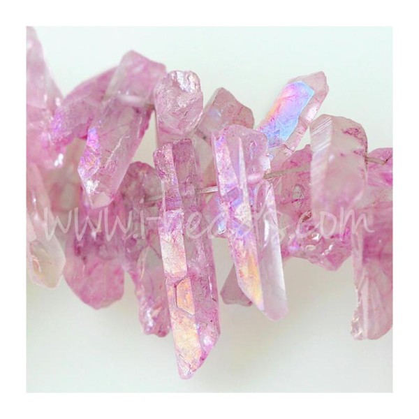Pendentifs cristal de quartz naturel Pink Crystal (4) - Photo n°1