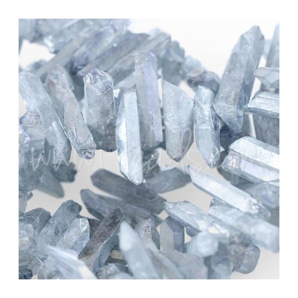 Pendentifs cristal de quartz bleu Crystal (4) - Photo n°1