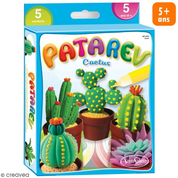 Coffret Pâte à modeler Patarev - Cactus - Photo n°1
