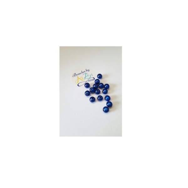 Perles magiques bleues 8mm x15 - Photo n°1