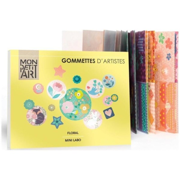 Gommettes d'Artistes Floral Carnet 600 stickers Mon Petit Art - Photo n°1