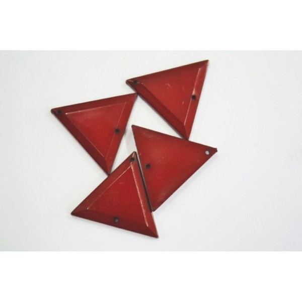 Cabochon triangle à  coudre - Photo n°1