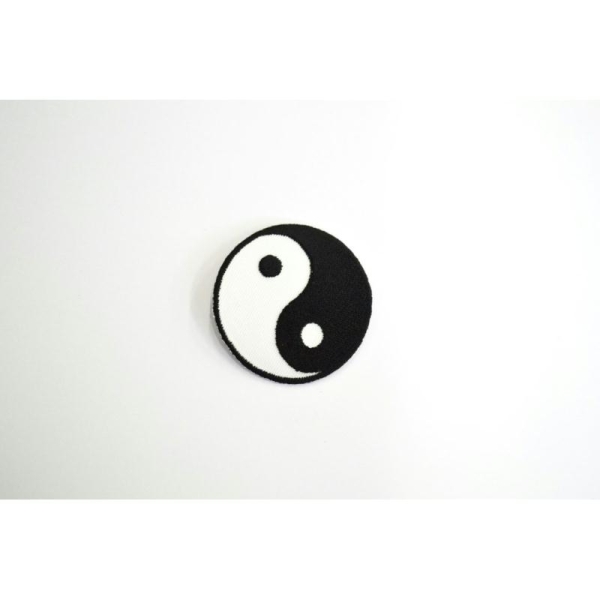 Application à  thermocoller yin yang 5 cm x 5 cm - Photo n°1
