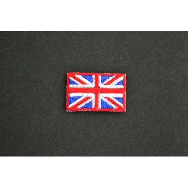 Application à  thermocoller drapeau Royaume-uni 2.8 cm x 1.8 cm - Photo n°1