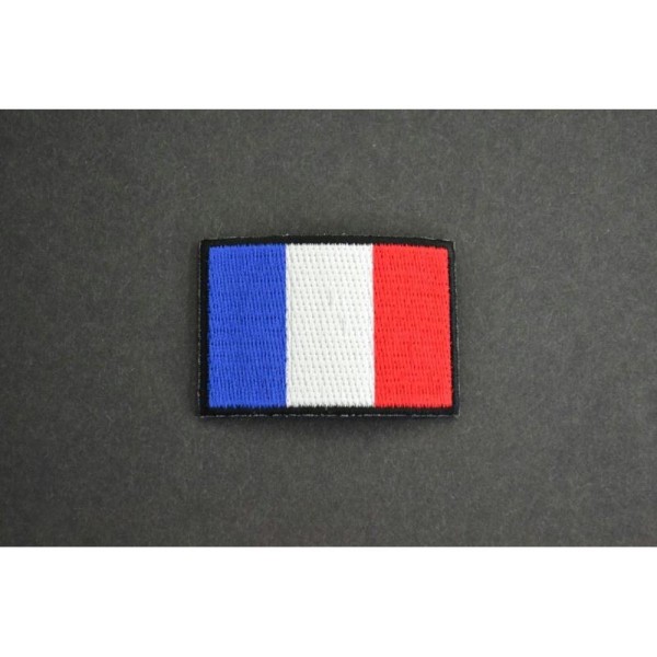 Application à  thermocoller drapeau France 5 cm x 3.5 cm - Photo n°1