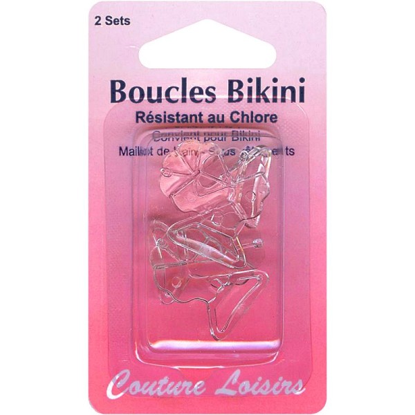 Boucles bikini transparentes - 2 sets - Photo n°1