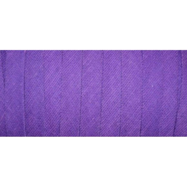 Biais coton replié violet 9*9*4*4 - Photo n°1