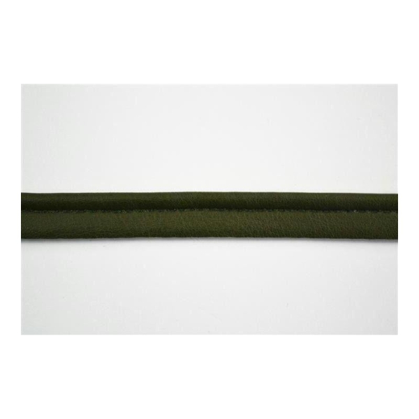 Passepoil simili cuir vert 10mm - Photo n°1