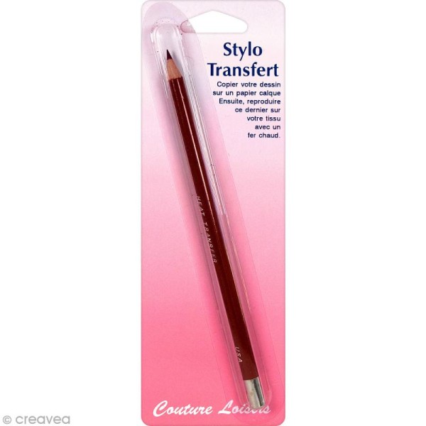 Crayon de papier pour transfert - Rouge - Photo n°1