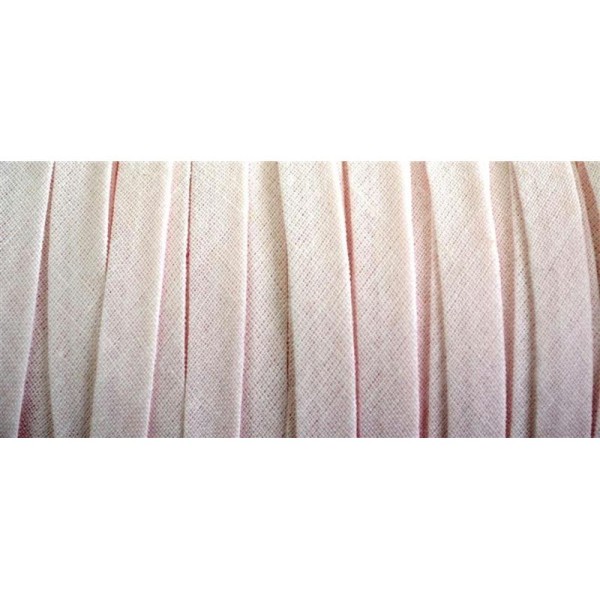 Biais coton replié rose layette 9*9*4*4 - Photo n°1