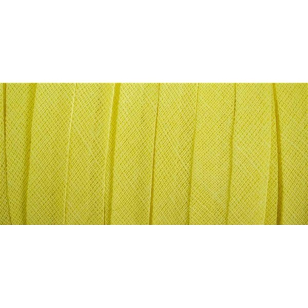 Biais coton replié jaune 9*9*4*4 - Photo n°1