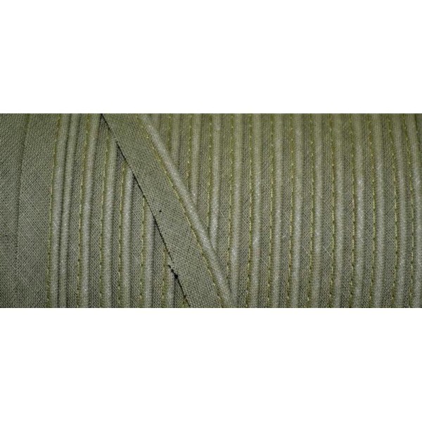 Passepoil coton vert 12mm - Photo n°1