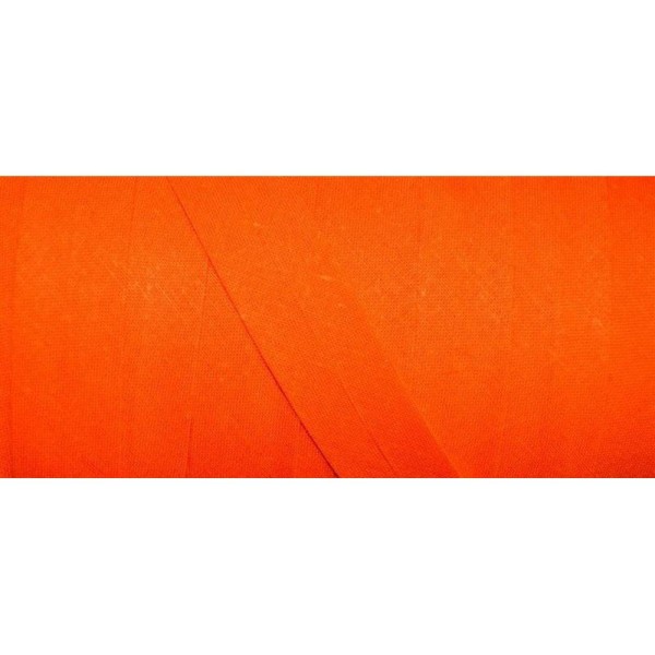 Biais coton 20mm orange - Photo n°1