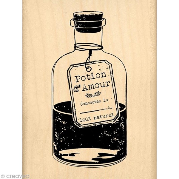 Tampon So lovely - Potion d'amour - 6 x 8 cm - Photo n°1