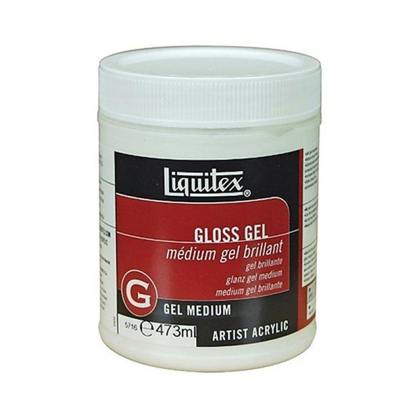 Liquitex Professional Pot d'Additif gel Brillant Taille M 473 ml - Photo n°1