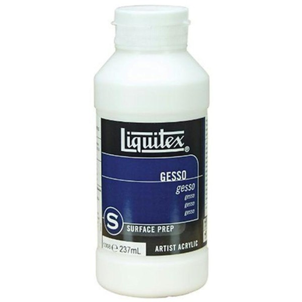 Liquitex Professional Gesso Flacon d'Additif Préparateur de surface 237 ml Blanc - Photo n°1