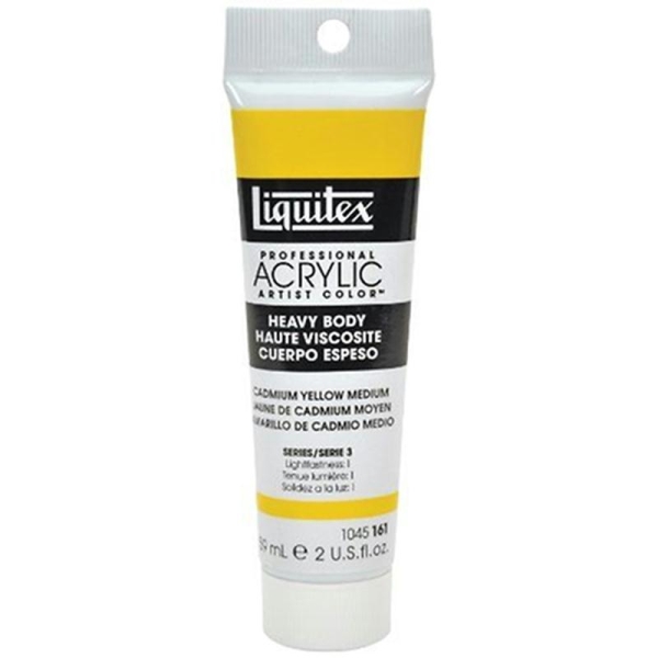 Liquitex Professional Heavy Body Tube de Peinture acrylique 59 ml Jaune de cadmium moyen - Photo n°1