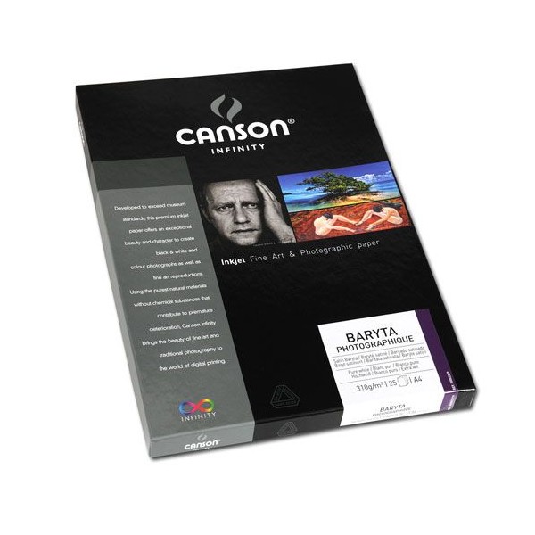 Canson infinity Baryta Photographique 200002279 Papier photo Format A4 25 feuilles Blanc - Photo n°1