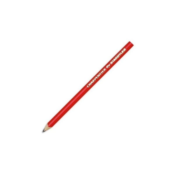 Staedtler - 148 25 - Charpenter - Boîte de 12 Crayons graphite mine plate corps ovale longueur 25 cm - Photo n°1
