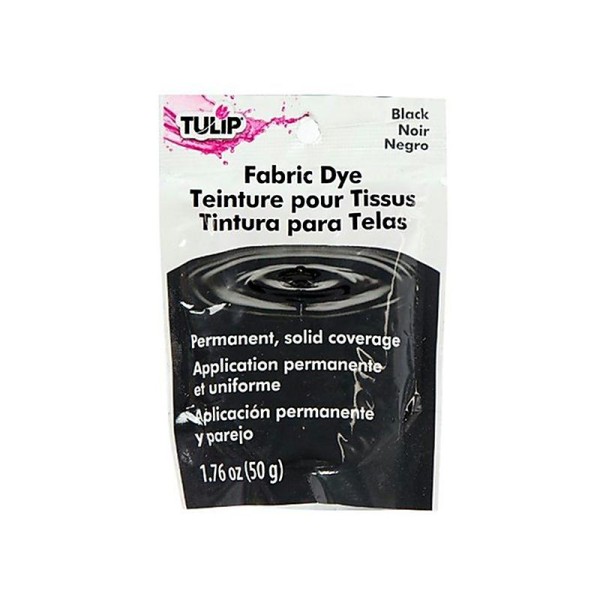 Tulip 26588 1 Paquet de Teinture Permanente 50 g pour Tissu Noir - Photo n°1