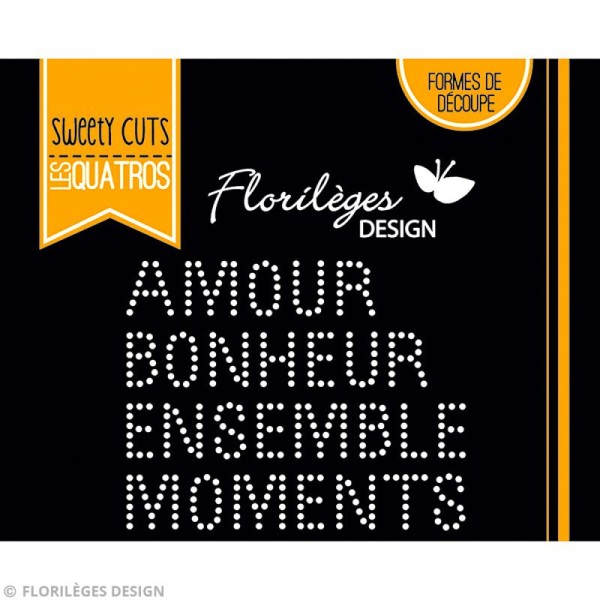 Die Florilèges Design - Les quatros - Moments d'amour - 4 pcs - Photo n°3