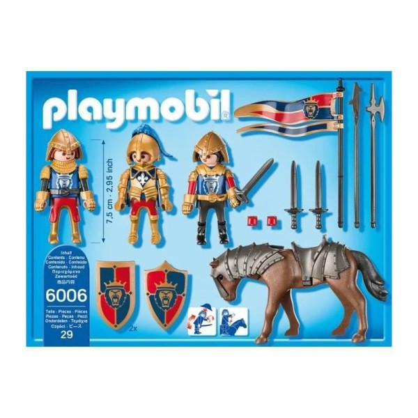 Playmobil Knights 6006 Chevaliers du Lion Impérial - Photo n°5