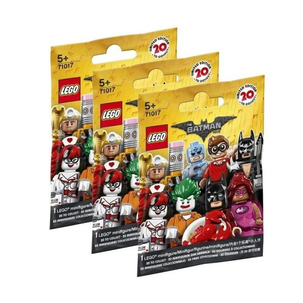 LEGO Minifigures Batman Movie 71017 - Lot de 3 Sachets Batman - Photo n°1