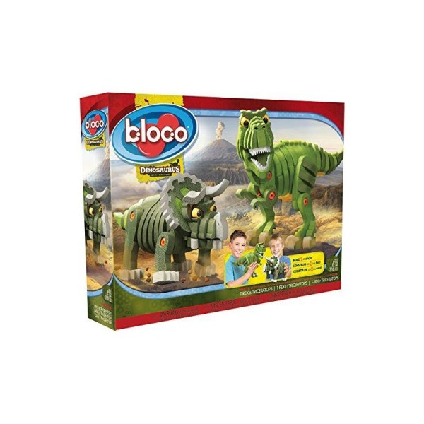 Kanaï Kids - KKBC35002 - Bloco - Dinosaures - T-Rex & Triceratops - Photo n°1