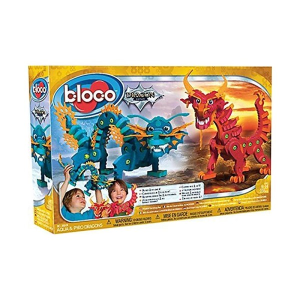 Kanaï Kids - KKBC35001 - Bloco - Dragons - Aqua & Pyro Dragons - Photo n°1