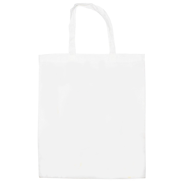 Sac tote bag en coton blanc à customiser - 42 x 38 cm - Photo n°1
