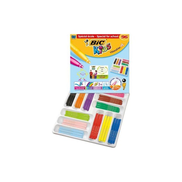 BIC Kids VisaColor Pack de 96 Feutres de Coloriage XL - Photo n°1