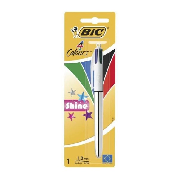 BIC Stylo-bille 4 colours shine x1 - Photo n°1