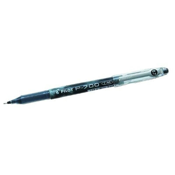 Pilot P500 Lot de 12 stylos roller pointe fine noir - Photo n°1