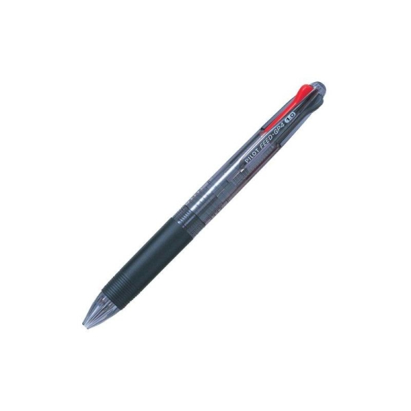 Pilot Begreen Feed Lote de 10 stylos à bille 4 couleurs rétractables (Noir) - Photo n°1