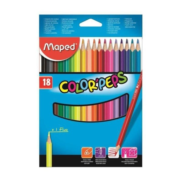 Crayons de couleur Color'Peps - Photo n°1