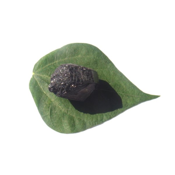 Pierre brute Tourmaline Noire du Brésil 3.2 CM x 3.4 CM de diamètre max - Photo n°2