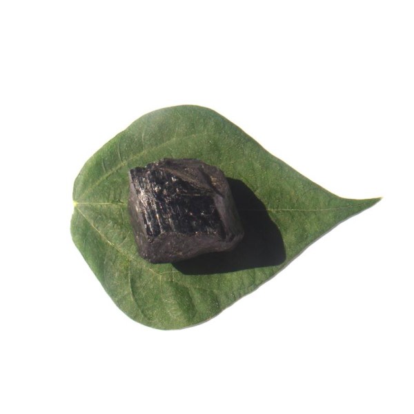 Pierre brute Tourmaline Noire du Brésil 3.2 CM x 3.4 CM de diamètre max - Photo n°3