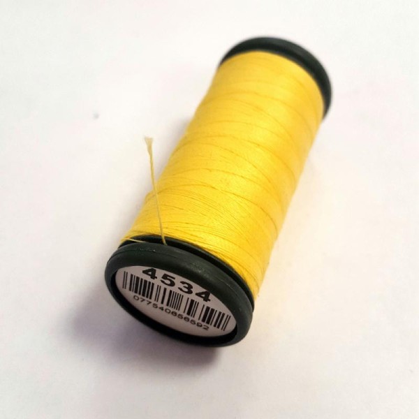Fil a coudre tous textiles - jaune 4534 - 100m - polyester - dmc - sachet 413 - Photo n°1