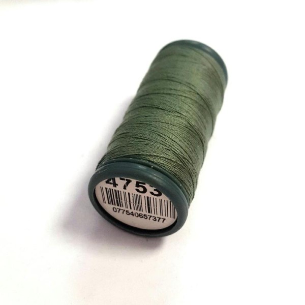 Fil a coudre tous textiles - vert 4753 - 100m - polyester - dmc - sachet 418 - Photo n°1